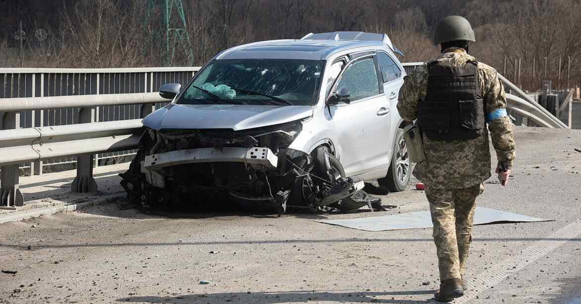 ДСНС просить не їхати без дозволу на звільнені території