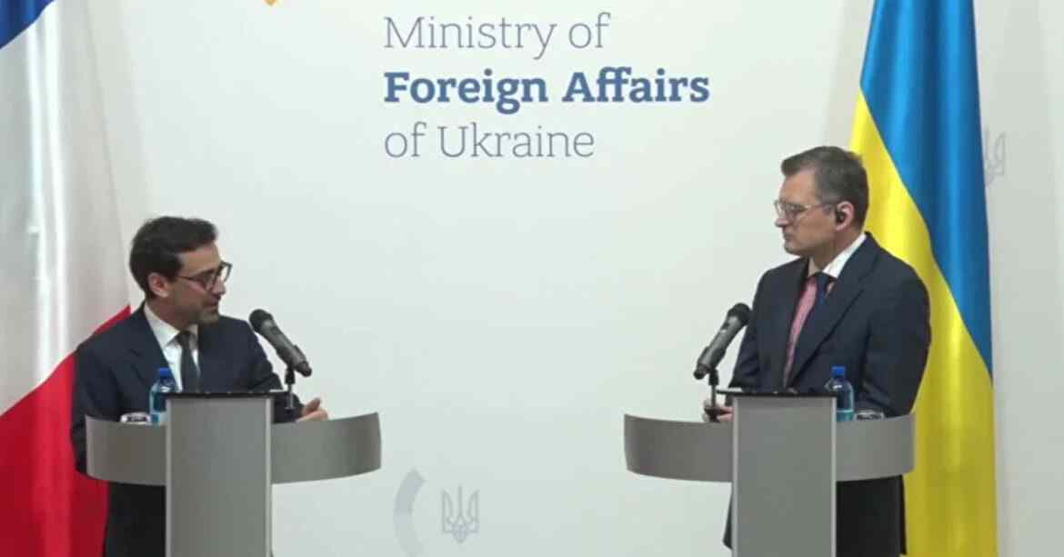 Глава МЗС: Франція налаштована посилювати спроможності України виробляти зброю