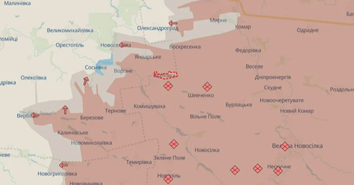 DeepState: Російські війська окупували Маліївку на Дніпропетровщині