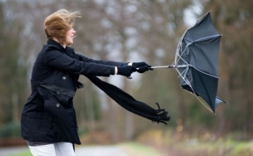 На Дніпропетровщині оголосили жовтий рівень небезпеки через сильний вітер