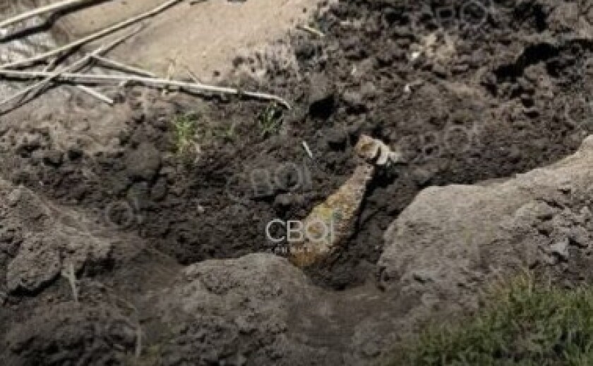 У Кривому Розі рибалки знайшли біля річки вибухонебезпечний предмет