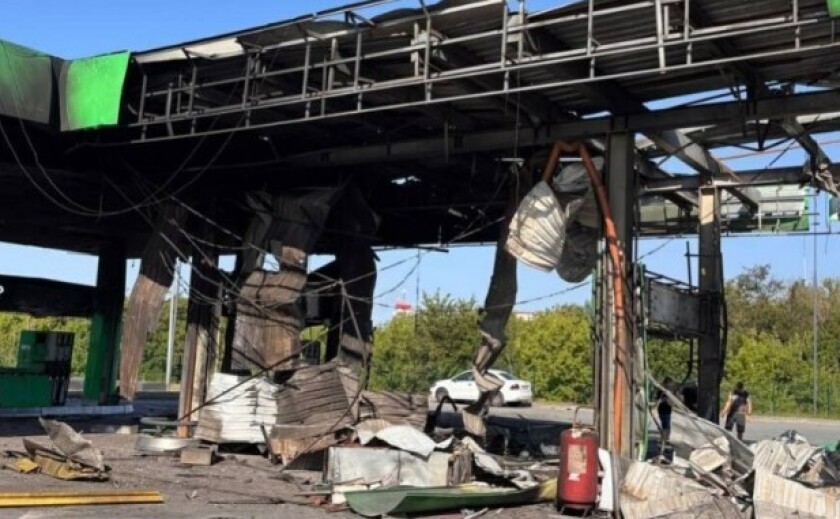 Терор триває: вночі ворог знищив АЗС у Кам’янському