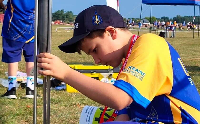 Дніпрянин Матвій Державецький виборов золото на чемпіонаті Європи з ракетомодельного спорту