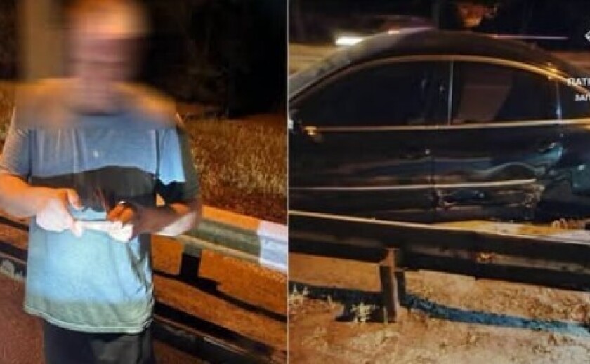 У Запоріжжі п’яний водій наїхав на бетонний блок та відбійник