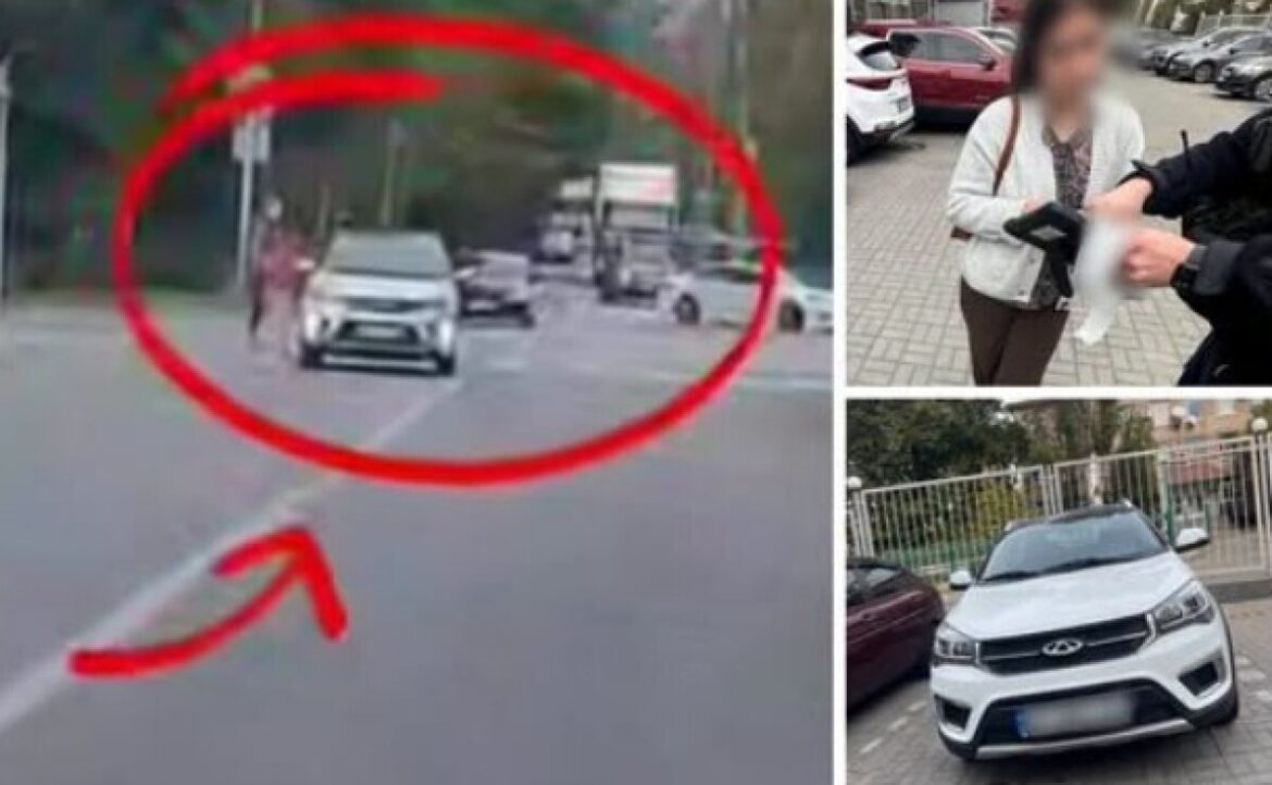 У Кривому Розі водійка не пропустила пішоходів: порушницю розшукали та притягнули до відповідальності